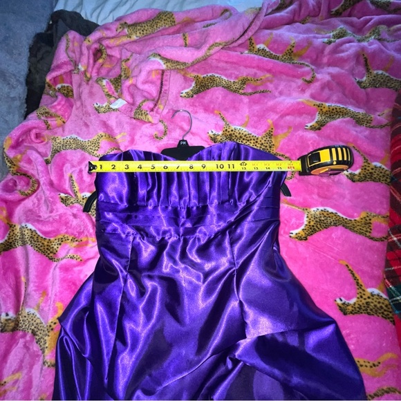 Jessica McClintock purple  Strapless Dress - Picture 5 of 9